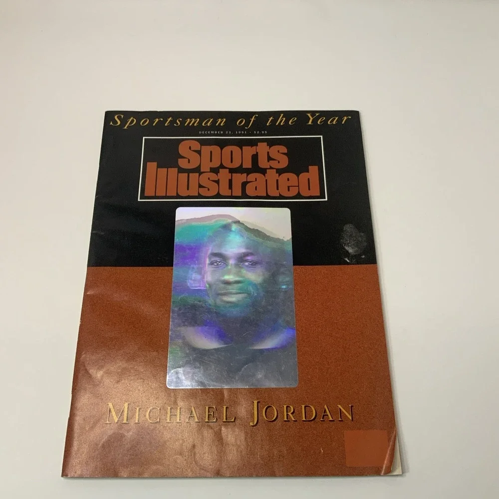 Sports Illustrated Dec. 23, 1991 Michael Jordan Sportsman of the Year Hologram